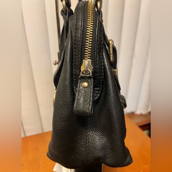 MICHAEL KORS ASTOR SHOULDER HOBO SATCHEL TOTE HANDBAG BLACK LEATHER
BUCKLES STUD - Picture 7 of 17